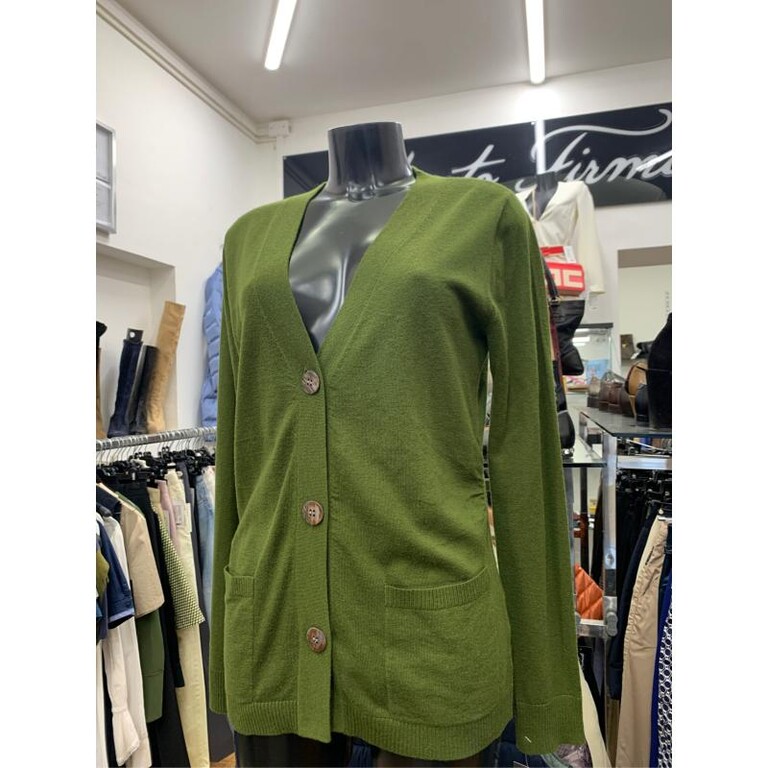 4820017 Cardigan maliparmi verde 100%