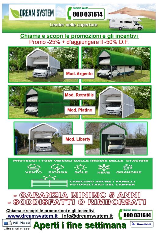 4733293  PROMO Copertura per Camper,